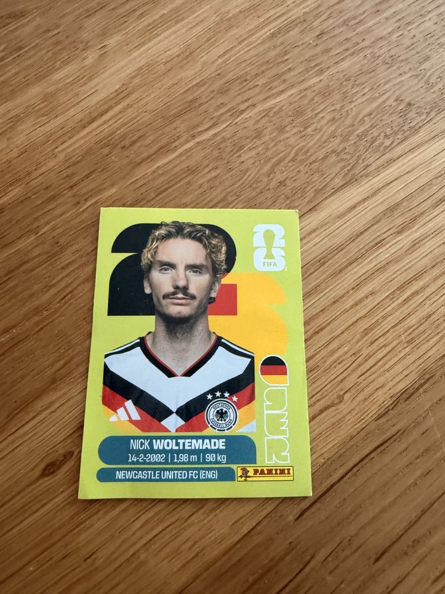 Panini Sammelbilder & Trading cards: Panini Sticker Nick Woltemade WM 2026 GER 20 – Neu und originalverpackt aus Dübendorf von Nemo_0