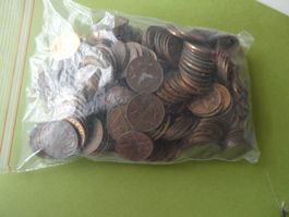 Schweiz, Konvolut alte 2-Räppler 840 g / ca. 280 Stück