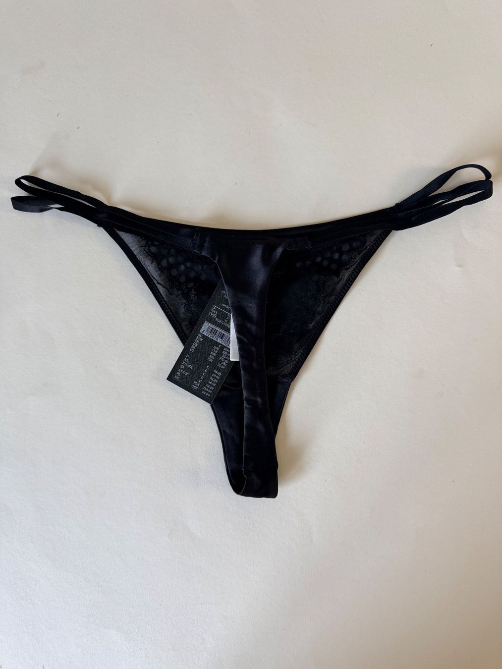 Hunkemöller Altra biancheria intima: HUNKEMÖLLER, String VERONICA, Grösse M, Farbe Schwarz – Nuovo e nell'imballaggio originale da Rudolfstetten venduto da gst_g7xl 3