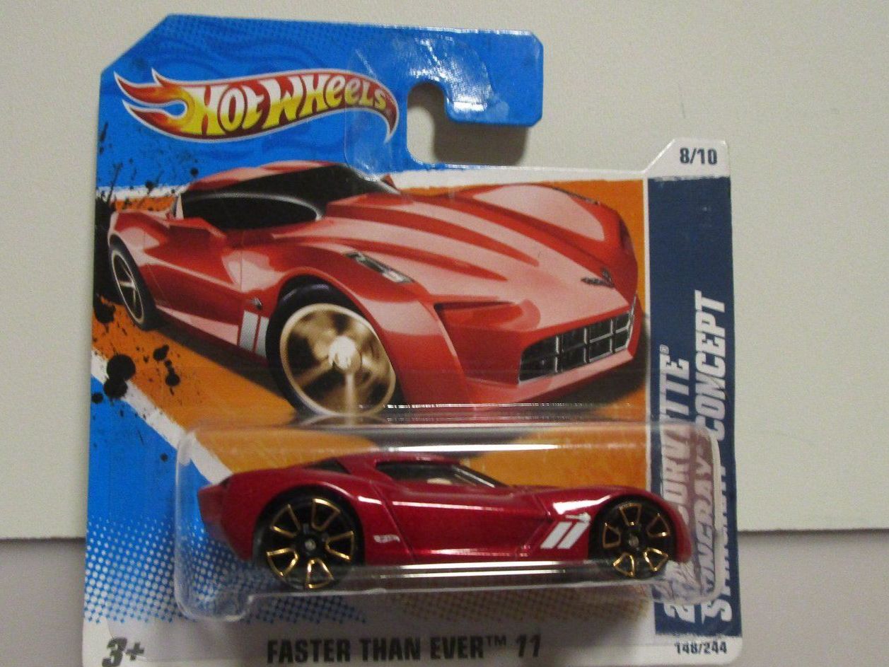 Chevrolet Modellautos: HOT WHEELS 2009 CORVETTE STINGRAY CONCEPT - T9855 – Neu und originalverpackt aus Chêne-Bourg von breno56