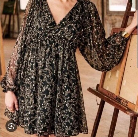 Sezane Evely dress silk