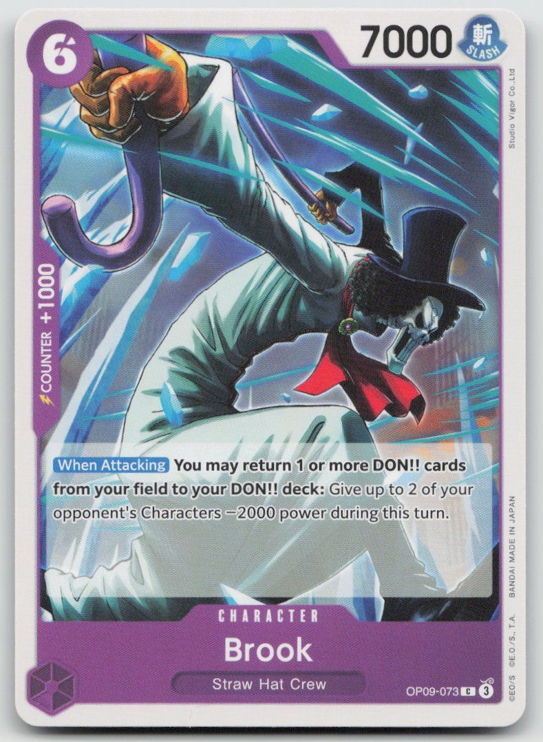 Bandai Sammelbilder & Trading cards: One Piece Brook OP09-073 C – Gebraucht aus Lugano von VlaseCard