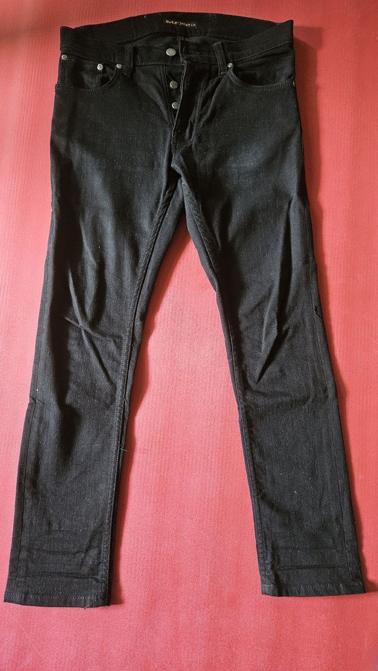 Jeans: Nudie Jeans slim 31/32 schwarz – Nuovo (secondo la descrizione) da Egerkingen venduto da OttoderBerserker
