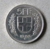 1953  Fr. 5.-  Silber
