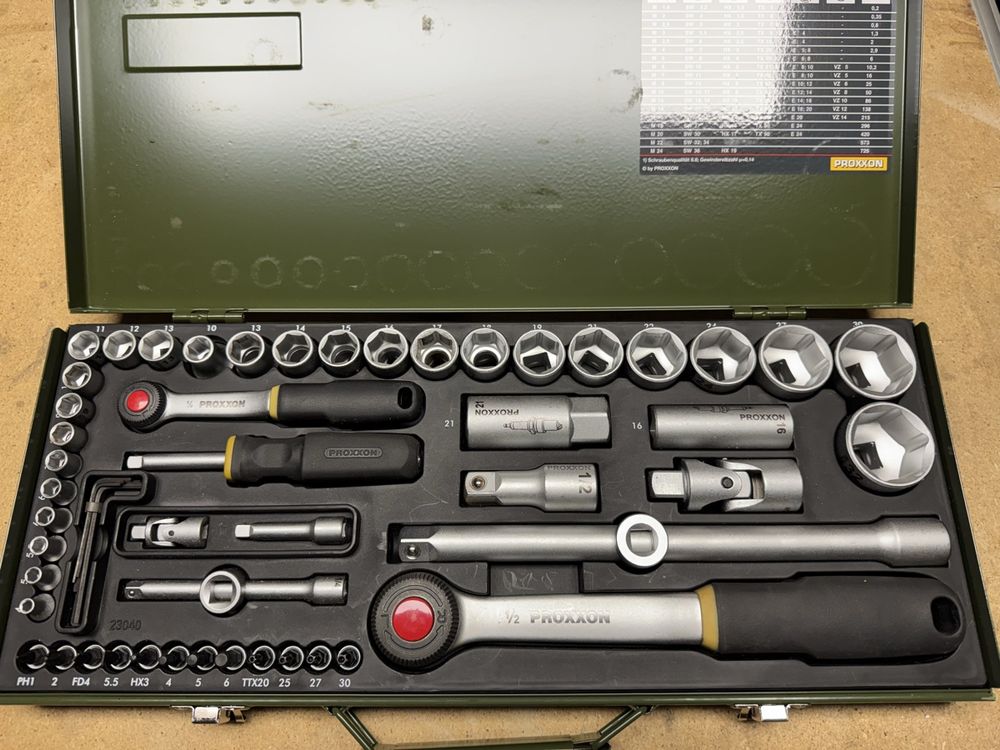 Ratschensatz gross 1/4 & 1/2 Proxxon industrial | Kaufen auf Ricardo