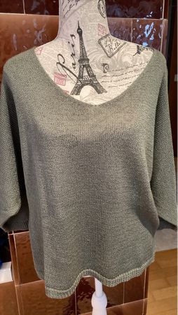 ab 1.-Schickes Strick-Shirt Gr. M/L 