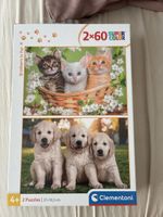 Puzzle Katz & Hund (2 x 60 Teile)