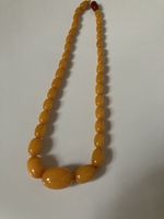 Oliven-Bernsteinkette in der Farbe Butterscotch