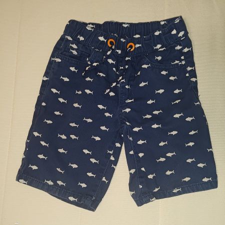 Coole Sommer-Shorts mit Fischmuster, Grösse 116