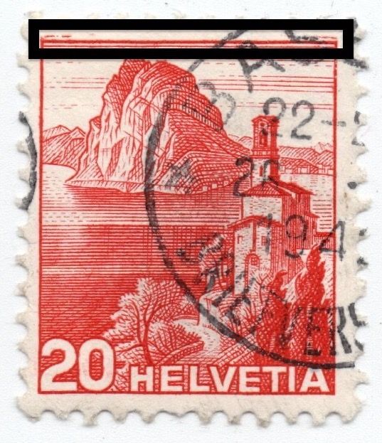 Tutti i francobolli: 12c CH 1938 S.Salvatore/y – Usato da BREGANZONA venduto da adelio8