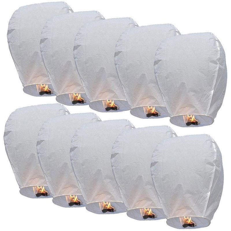 Lanternes: Himmelslaternen Lampions Laterne 10pcs – Neuf (Voir description) à Thun par keller001