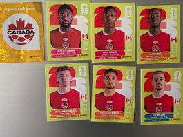 Panini 2026 WM USA CAN Kanada 1, 3, 9, 11, 14, 15, 18