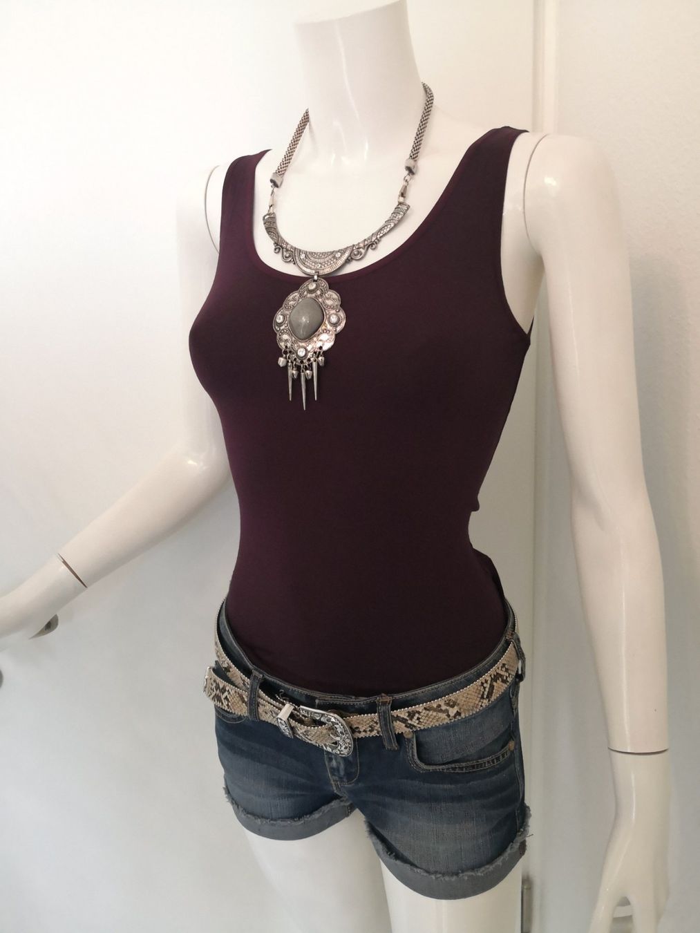 Mango Top: 🤩MANGO TOP BORDEAUX STRETCH – Nuovo (secondo la descrizione) da Olten venduto da Naja-Twins-Twins 3