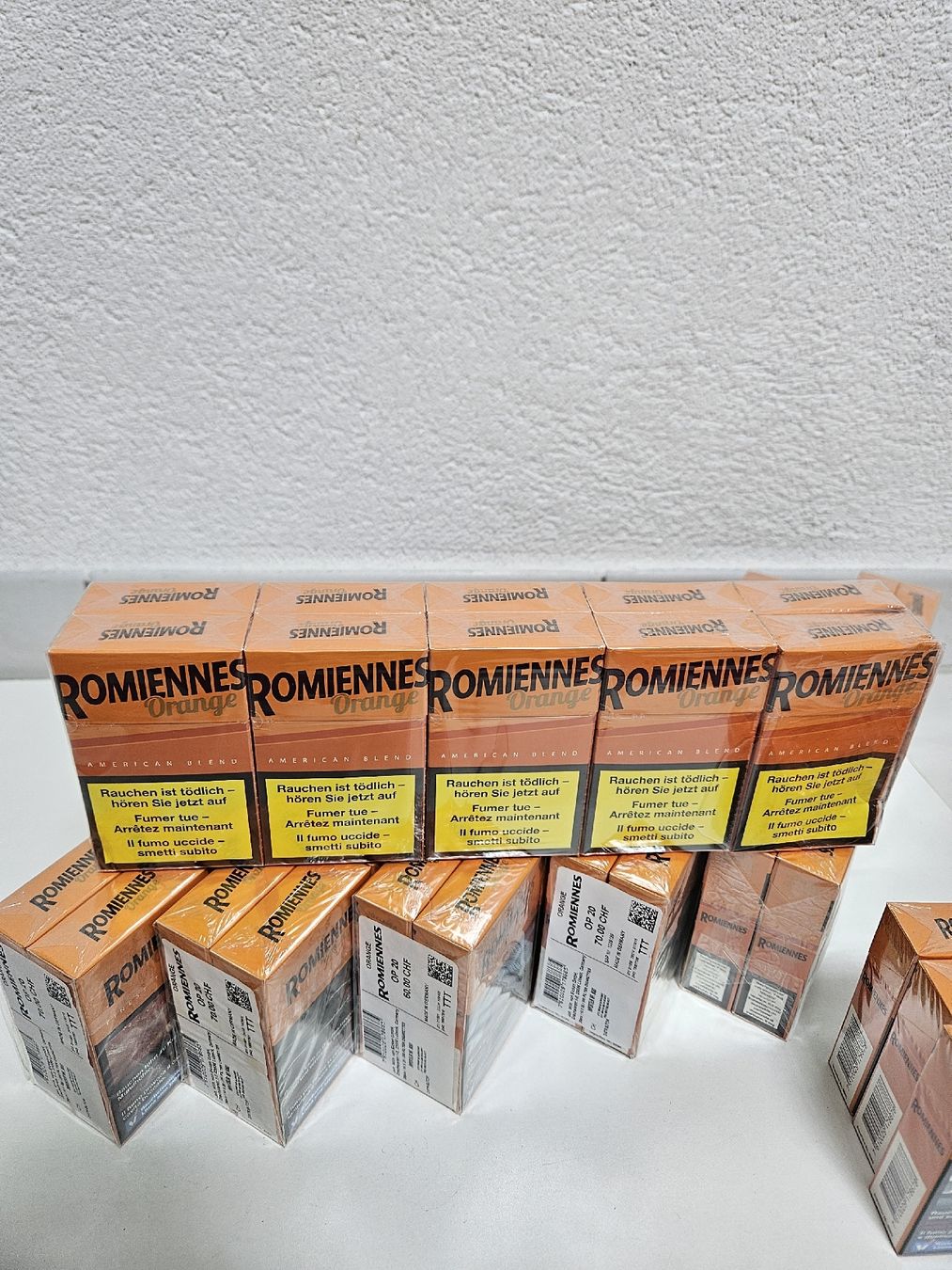 Tabak: Zigaretten Romiennes Orange  – Gebraucht aus Schlieren von Bestleo