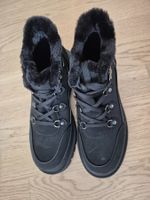 Stiefeletten Damen schwarz Grösse 38 gefüttert neu