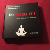 Buch Sag Fuck It! Hardcover ungelesen leichte Lagerspuren