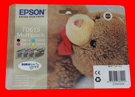 Original Epson T0611+T0612 +T0613 +T0614 Patronen = T0615