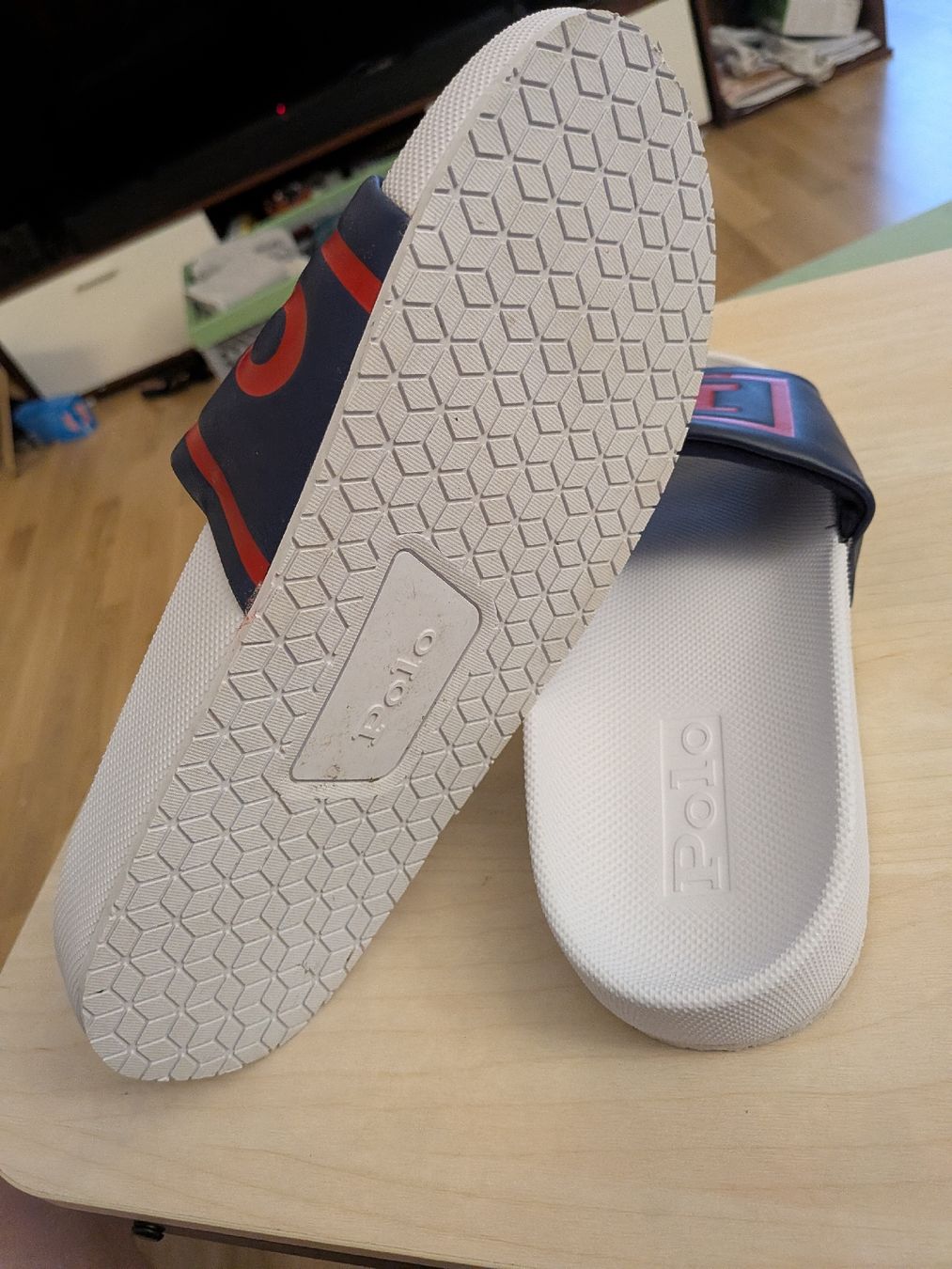 Ralph Lauren Scarpe da uomo: Badelappen von Polo – Nuovo (secondo la descrizione) da Worb venduto da joe_j7lc 1