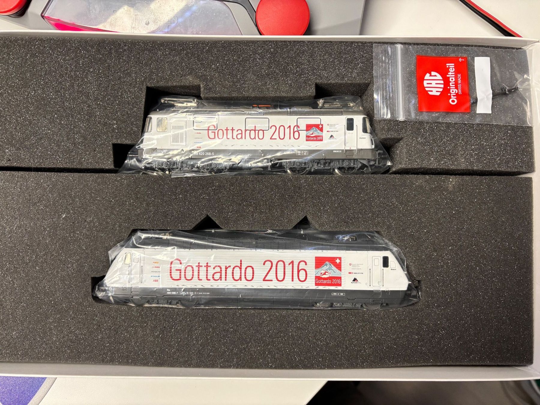 Hag Modellini di ferrovie: HAG 27006-32 Zug Set Gottardo 2016 – Nuovo (secondo la descrizione) da Rothenburg venduto da Vanzonk 2