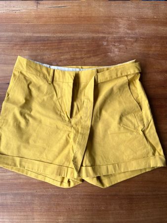 Mango Sommer-Shorts, Gr. 38, senfgelb