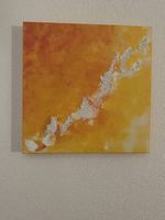 Acrylbild orange