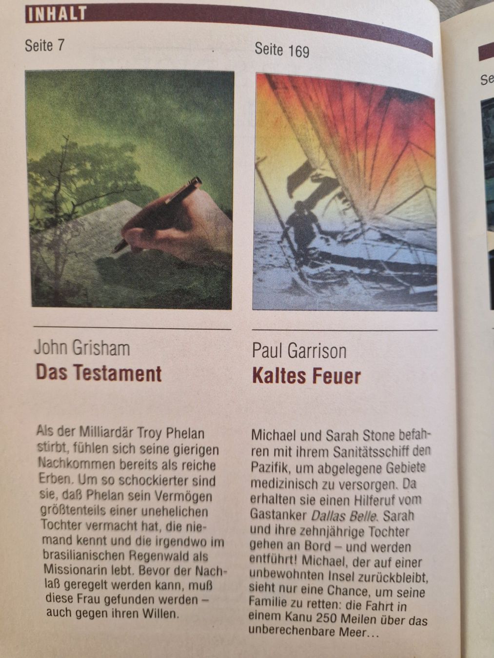 Libri: Reader's Digest Auswahlbücher – Usato da Salgesch venduto da cavio01 1