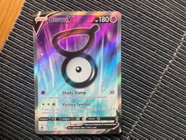 Pokemon Unown V Fullart Silver Tempest  near Mint