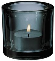 3 x Iittala Kivi: Windlicht grau 6cm