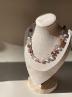 Premium-Qualität Unikat Handgemacht Edelstein Kette
