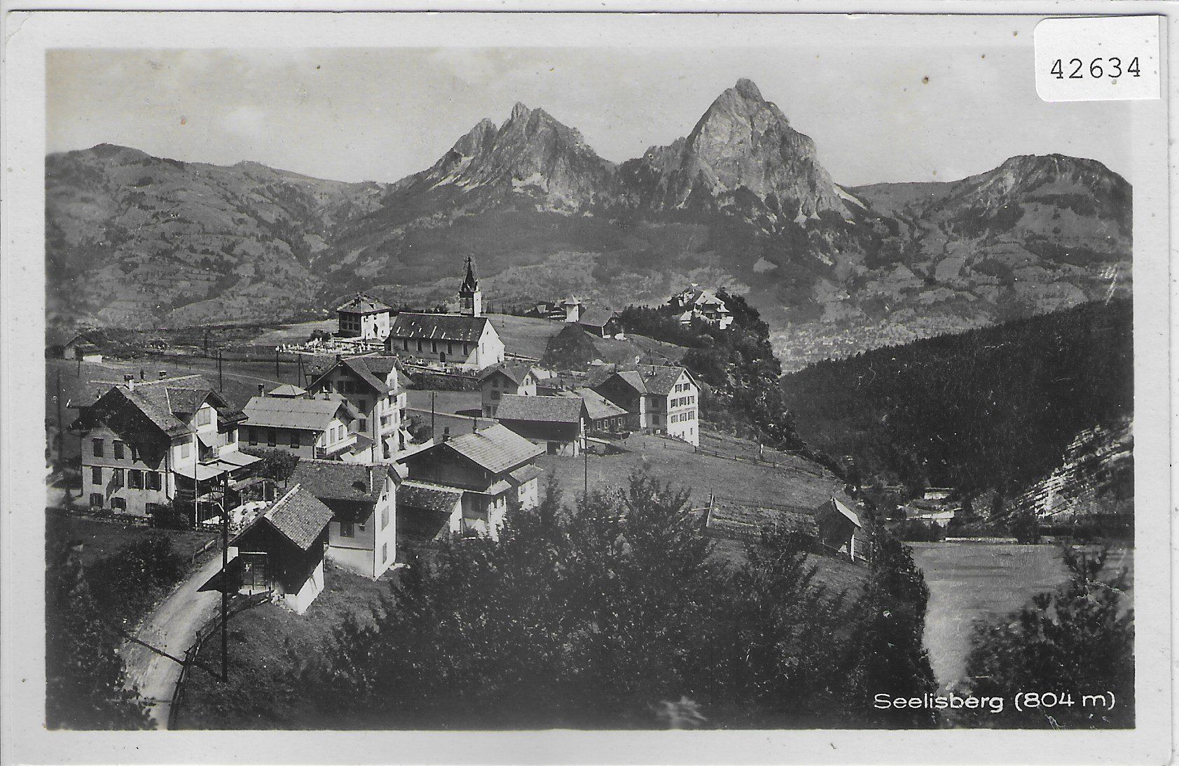 Cartoline postali: Seelisberg - Dorfansicht – Usato da Ettingen venduto da Kartenplanet