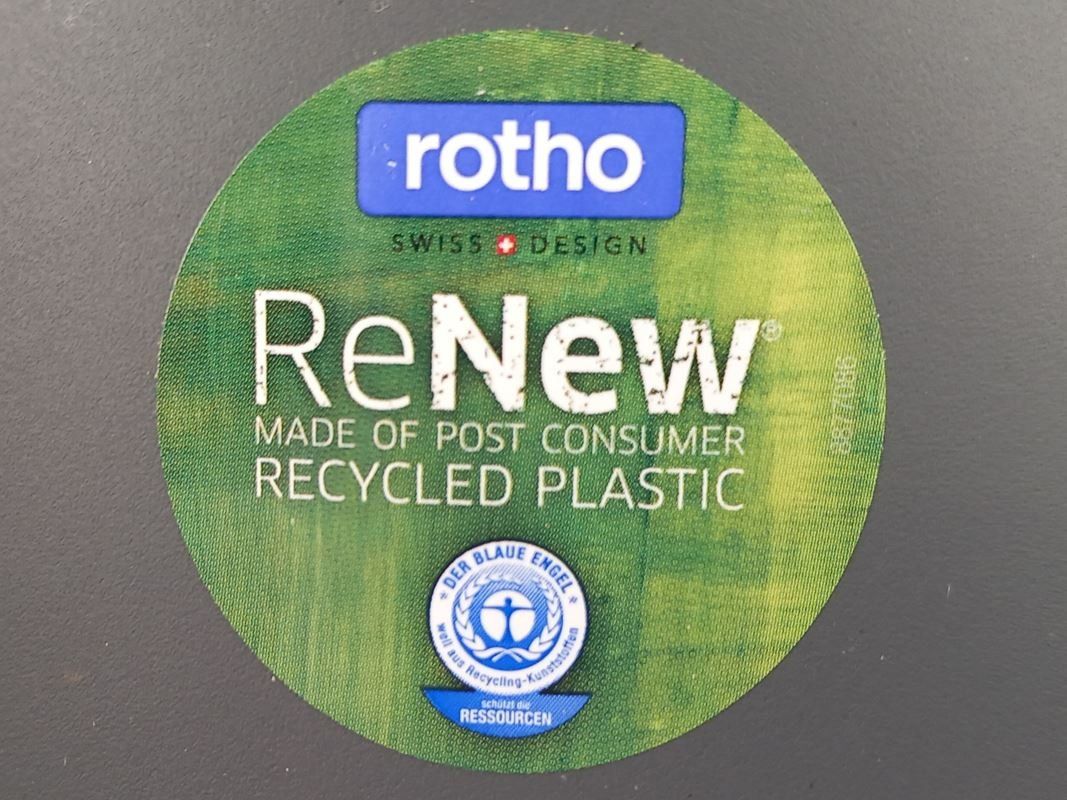 Rotho Cestini per rifiuti: ROTHO Papierkorb Basic 10 Liter grau, 2 Stück – Usato da Hünenberg venduto da Restwert_Zug 5