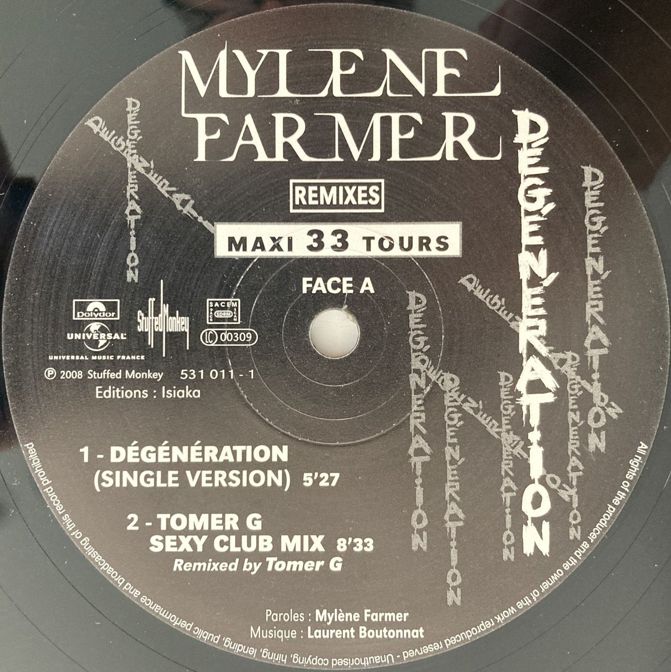Schallplatten: MYLENE FARMER - DEGENERATION – Gebraucht aus Bottens von hotter-than-hell 2
