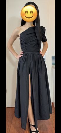 MAJE Paris Dress, Size 1 - Asymmetric Black Cocktail