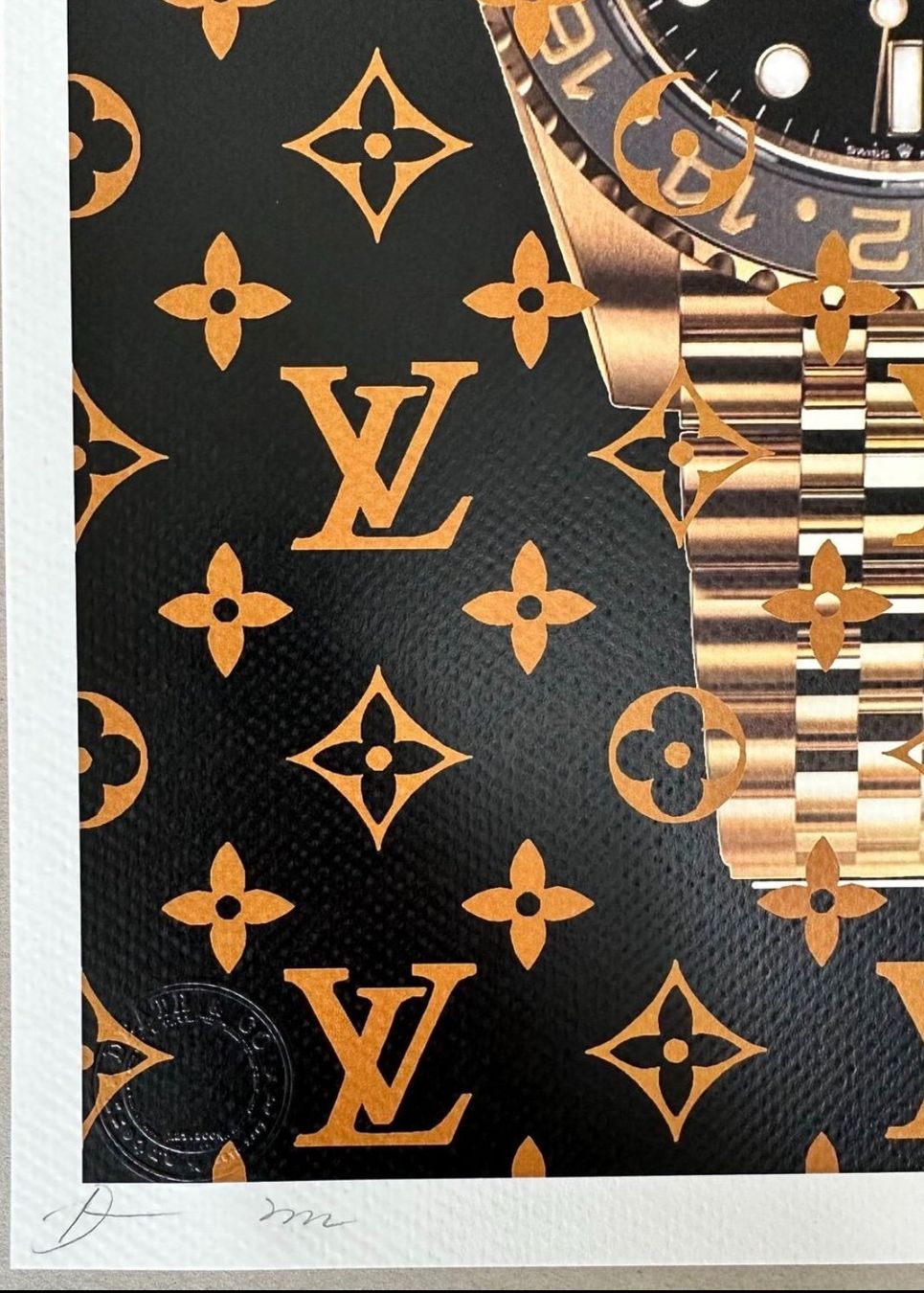 Poster & Bilder: Death: Vuitton Rolex GMT Master, signiert 79/100 – Neu und originalverpackt aus Gümligen von icvo_watches 2