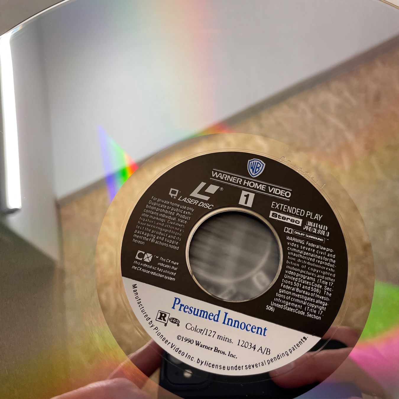 Alle DVDs: Harrison Ford: Presumed Innocent - LASER DISC - LD - Engl. – Gebraucht aus Stans von Brode 2