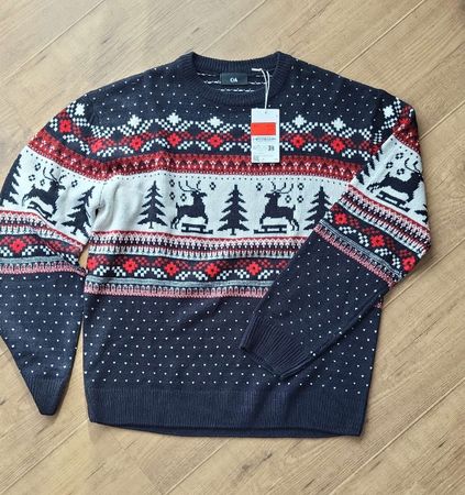 Festlicher Weihnachtspullover Grösse L Neu