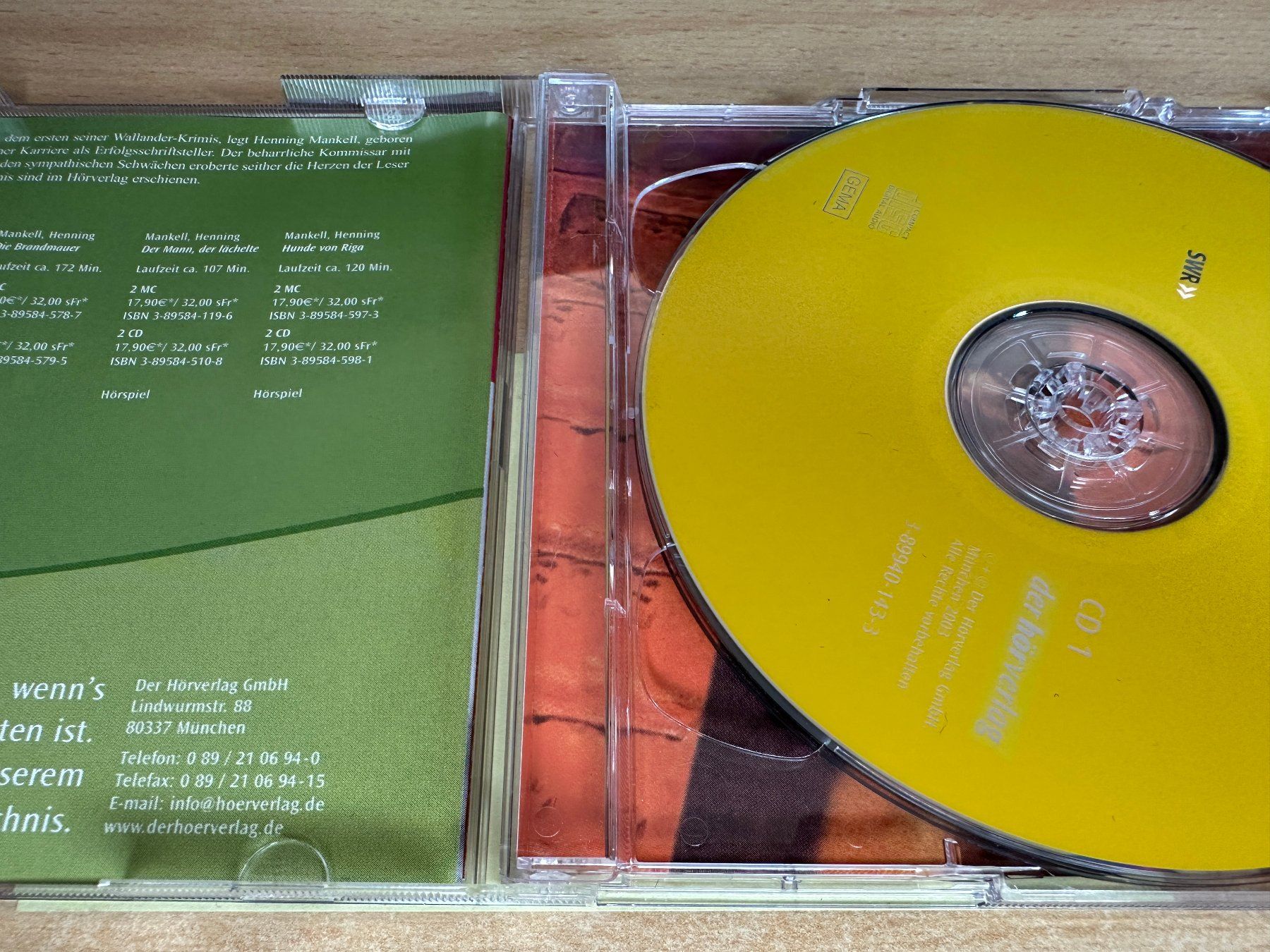 Audiolibri: J0 Bodo Kirchhoff - Schundroman - 2 CD – Usato da Rikon im Tösstal venduto da Alpenmutz 2