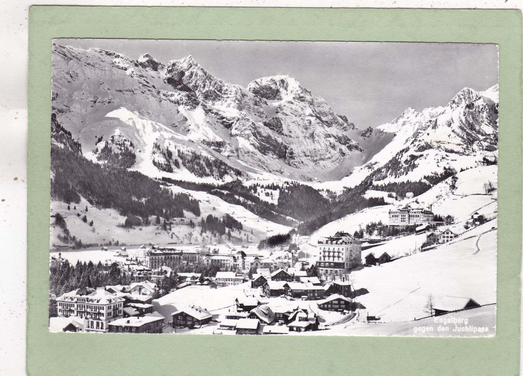 Cartoline postali: Engelberg gegen den Juchlipass 1959 – Usato da Herisau venduto da Lisegrat2008