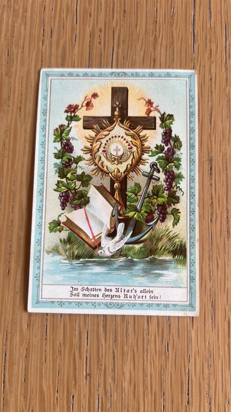Foto & Immagini: Antike Andachtskarte/Heiligenbild, religiös, selten! – Usato da Schübelbach venduto da Dolly990_2
