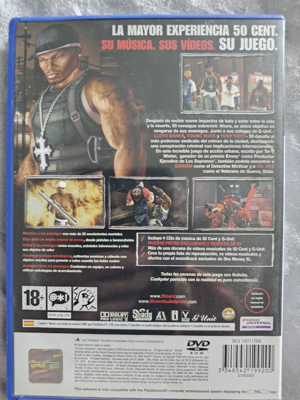 Sony Giochi: Jeu PS2 50 Cent: Bulletproof – Nuovo (secondo la descrizione) da HENNIEZ venduto da mjm_vp6n 1