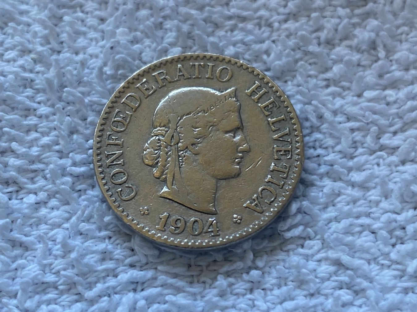 Tutti le monete: 10 centimes/rappen 1904 – Usato da Nyon venduto da Ilmi09