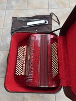 Farfisa Scandalli CROMATON IV/B Akkordeon rot, Made in Italy