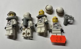 4 Stück Lego Figuren, Classic Space, Rarität