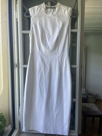 Damenkleid wadenlang von TARA JARMON, weiss in Grösse FR40