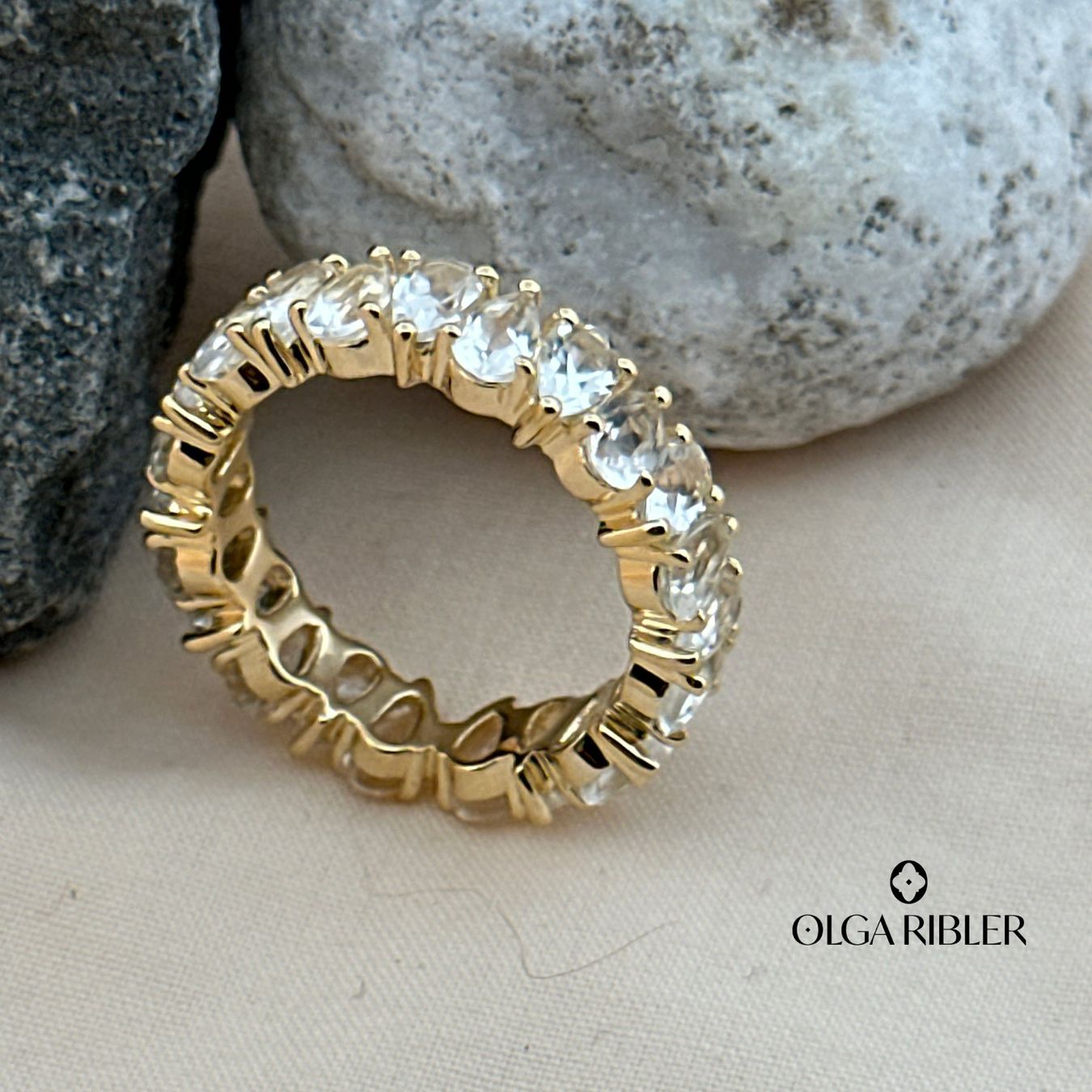 Olga Ribler Bagues: Memory Topas Ring Silber Grösse 55 – Neuf (Voir description) à Luzern par Schmuckoutlet 4