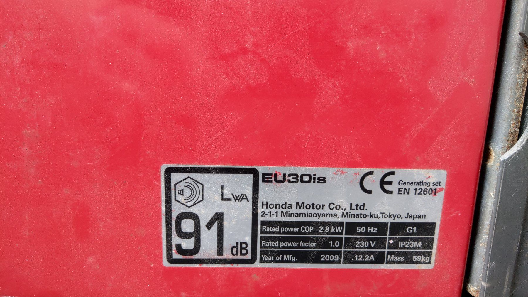 Honda Generatori di corrente: Generator Honda EU 30 is - defekt – Difettoso da Bern venduto da ksliqbe 4
