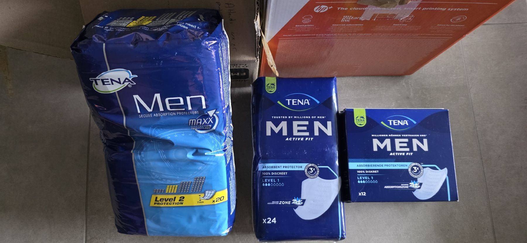 Secchi per pannolini & Pannolini: Inkontinenz, Tena, Attends Men – Nuovo e nell'imballaggio originale da Morges venduto da Yavob 1