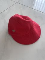 Lacoste Baseball Cap rot Grösse 2 guter Zustand