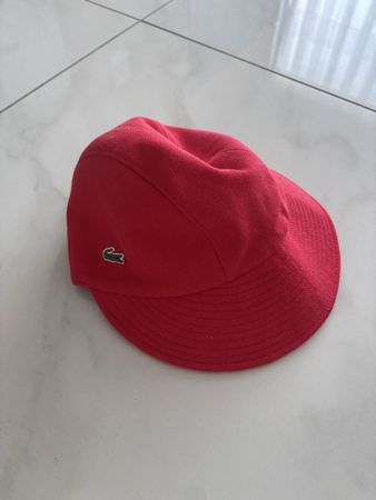 Lacoste Baseball Cap rot Grösse 2 guter Zustand