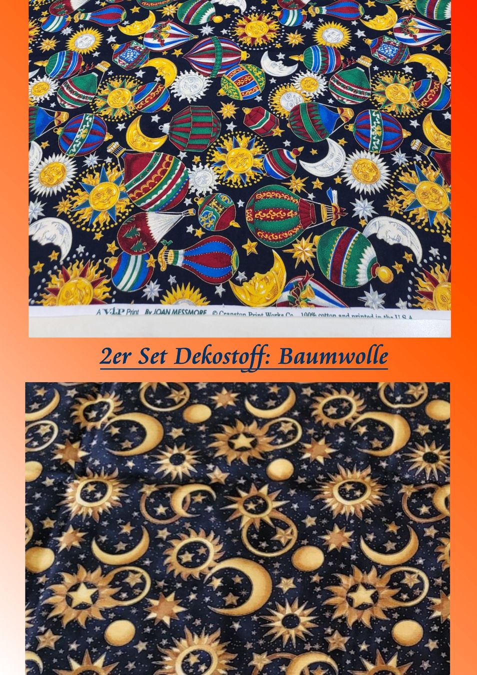 Tessuti: Stoff_Dekostoff Baumwolle – Nuovo (secondo la descrizione) da Linden venduto da Mb2bb